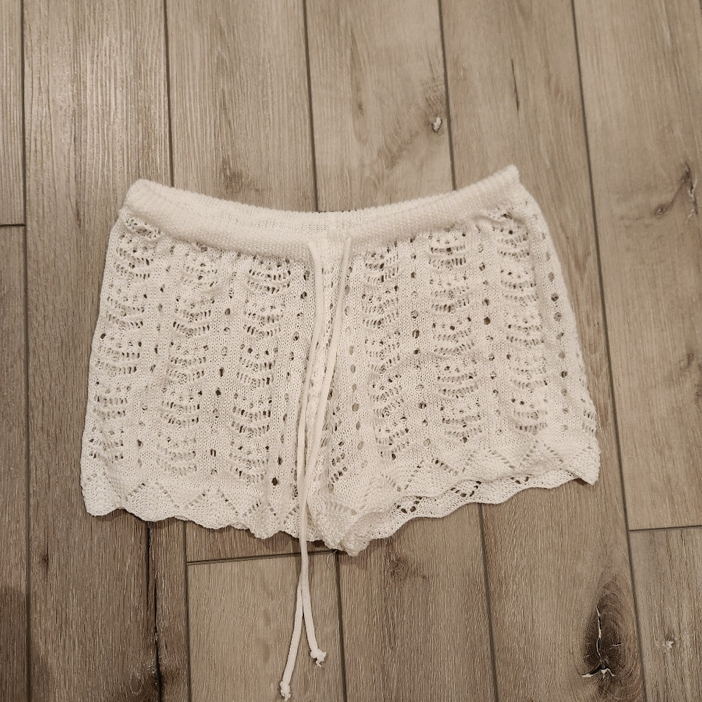 Size Small Knitted Shorts swim cover